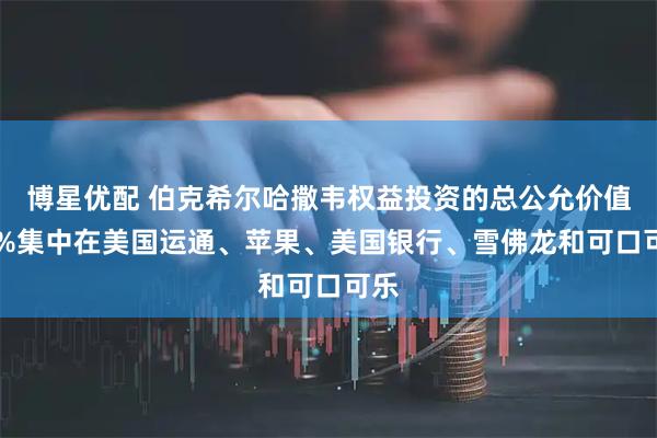 博星优配 伯克希尔哈撒韦权益投资的总公允价值69%集中在美国运通、苹果、美国银行、雪佛龙和可口可乐