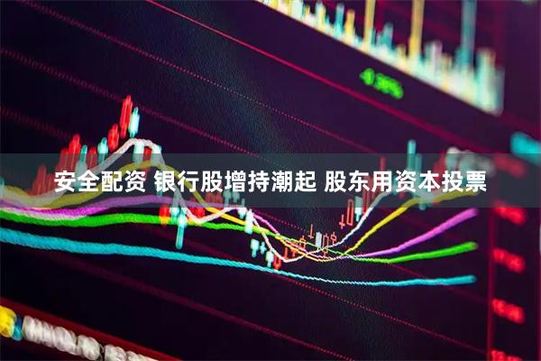 安全配资 银行股增持潮起 股东用资本投票